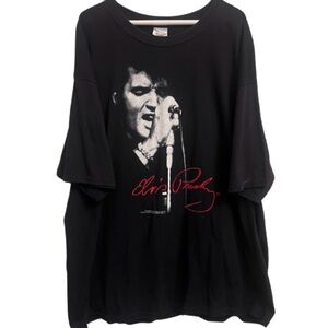 Elvis Presley Black Graphic Tee – Vintage-Style King of Rock ‘n’ Roll 👑